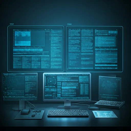 Centro de monitoreo de ciberseguridad con pantallas mostrando amenazas en tiempo real